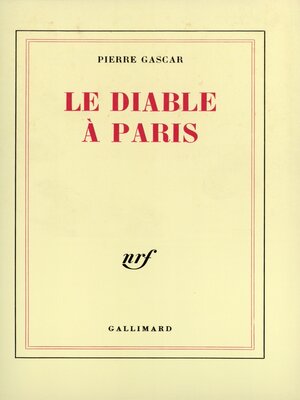 cover image of Le Diable à Paris